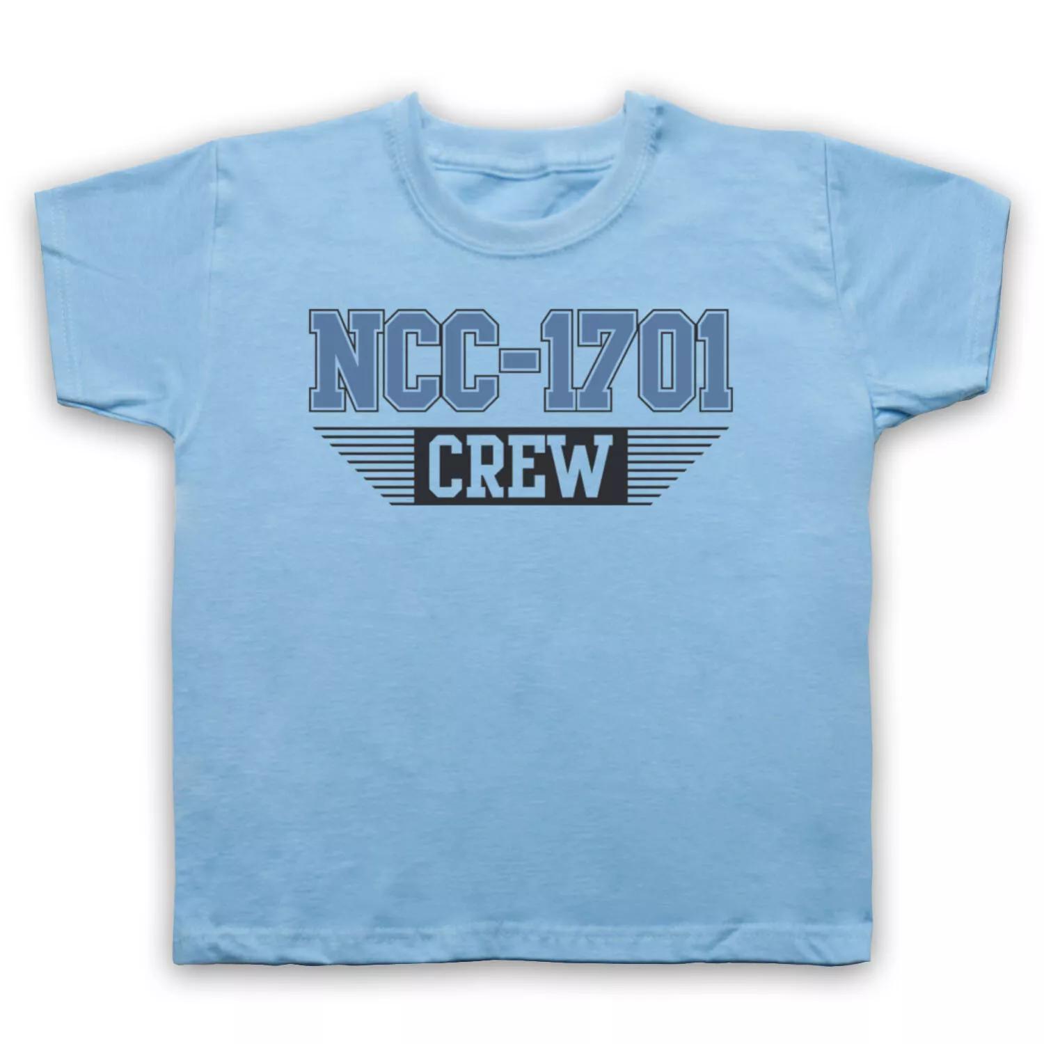 NCC-1701 ENTERPRISE CREW STAR SHIP TREKKIE STAR SCI FI KIDS CHILDS T-shirt 140