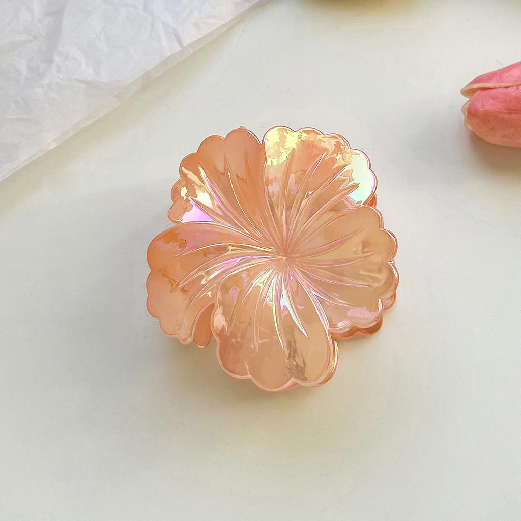 New Colorful Flower Hair Clip Women's European and American Fashion Shark Clip Hair Accessories
