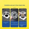 Bathroom Deodorizing Anti-Odor Floor Drain Cover - Copper Core, Insect-Proof, Sewer Safe.