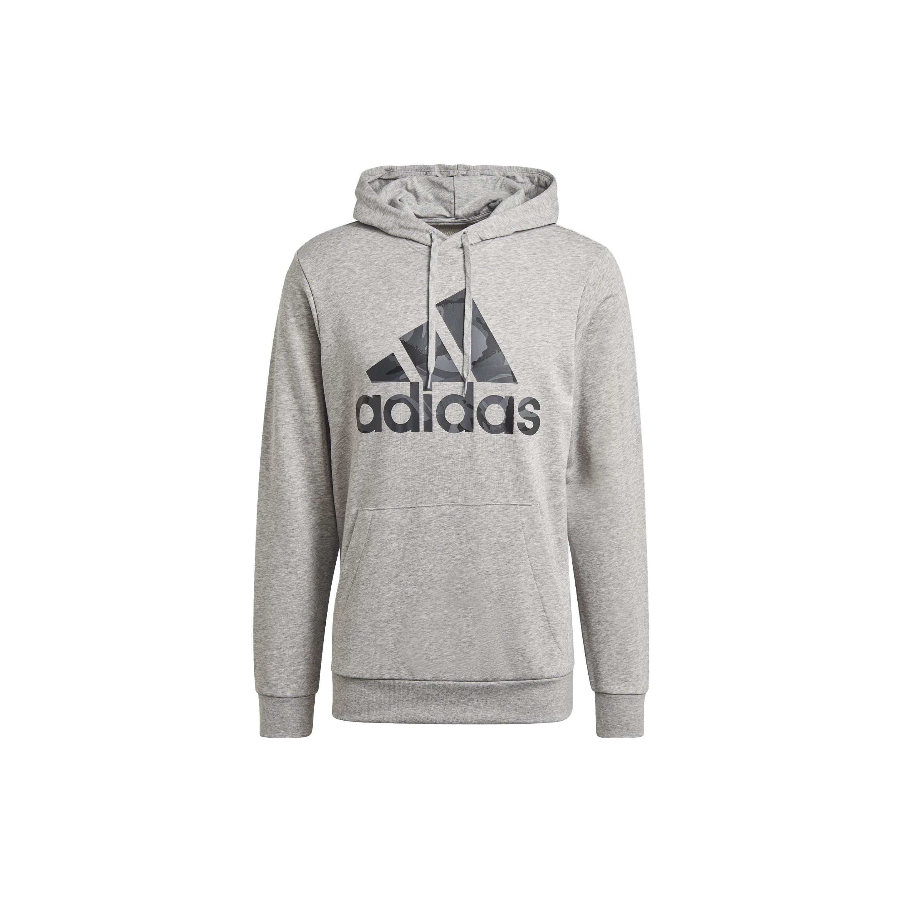 adidas Camouflage Hoodie Medium Grey Heather Men s GL0020 L