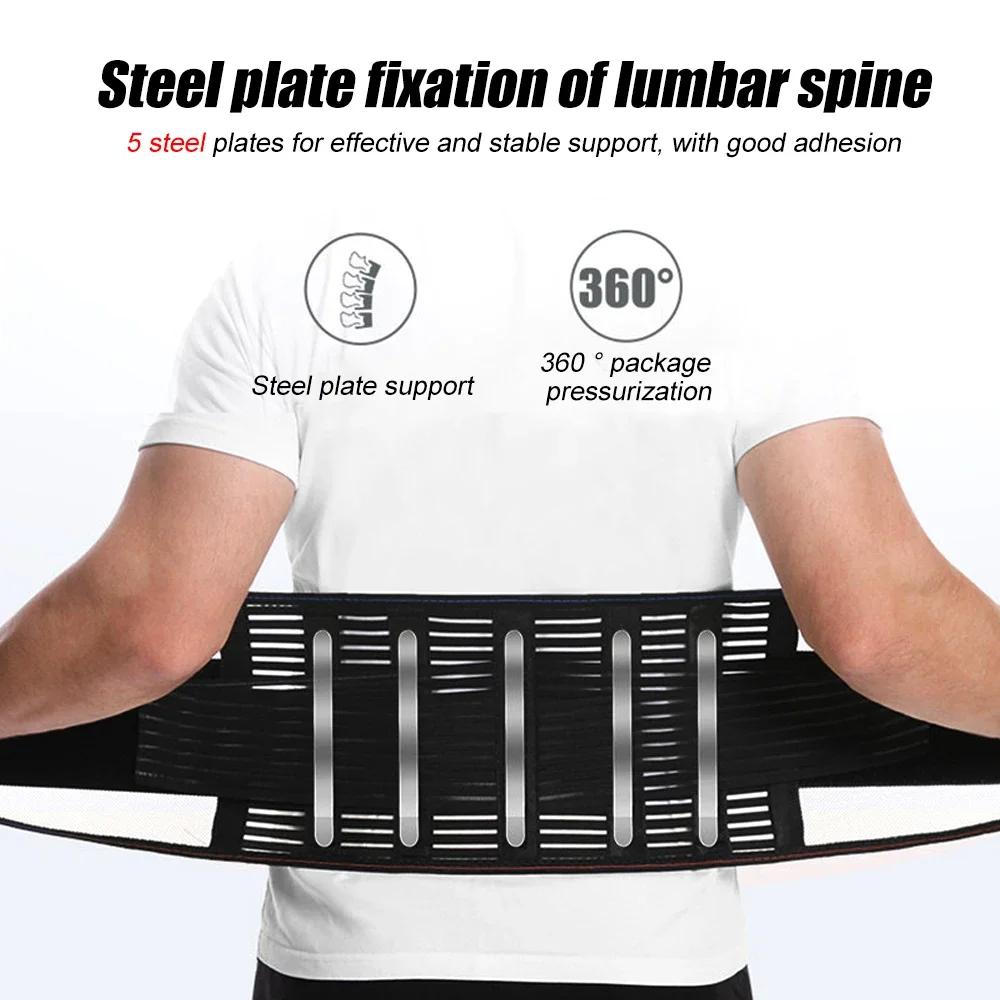 Back Brace For Lower Back Pain Relief,Breathable Lumbar Support Belt For Men Women With Lumbar Pad,For Herniated Disc,Sciatica