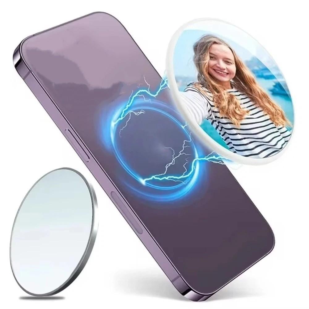 Wide-angle Lens Convex Mirror Round Group Photo Mirror Travel Reflective Mirror Video Selfie