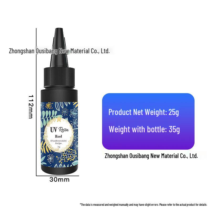 High Transmittance UV Glue for DIY Jewelry, Flowers, Quicksand, Mahjong, and Epoxy Sealing
