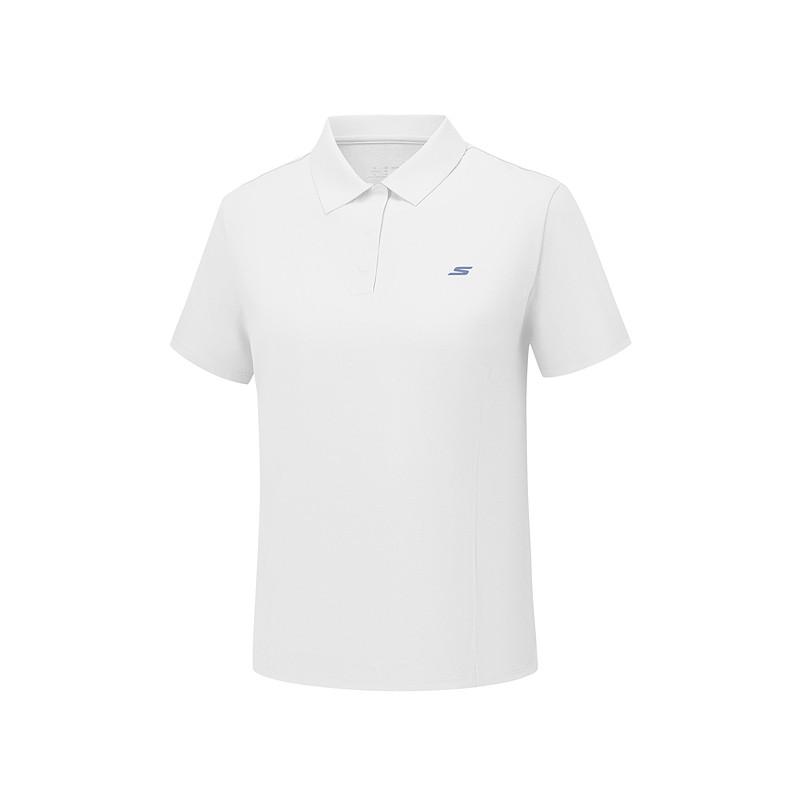 Skechers Moisture Wicking Quick Dry Pullover Knit Polo Shirt Women tops P226W177-0019 L