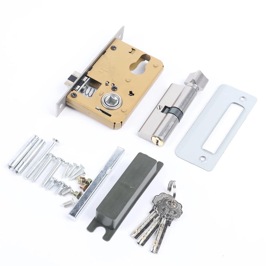 304 Aço inoxidável Segurança Porta Alavanca de Fechadura Privacidade Entrada Mortise Lock