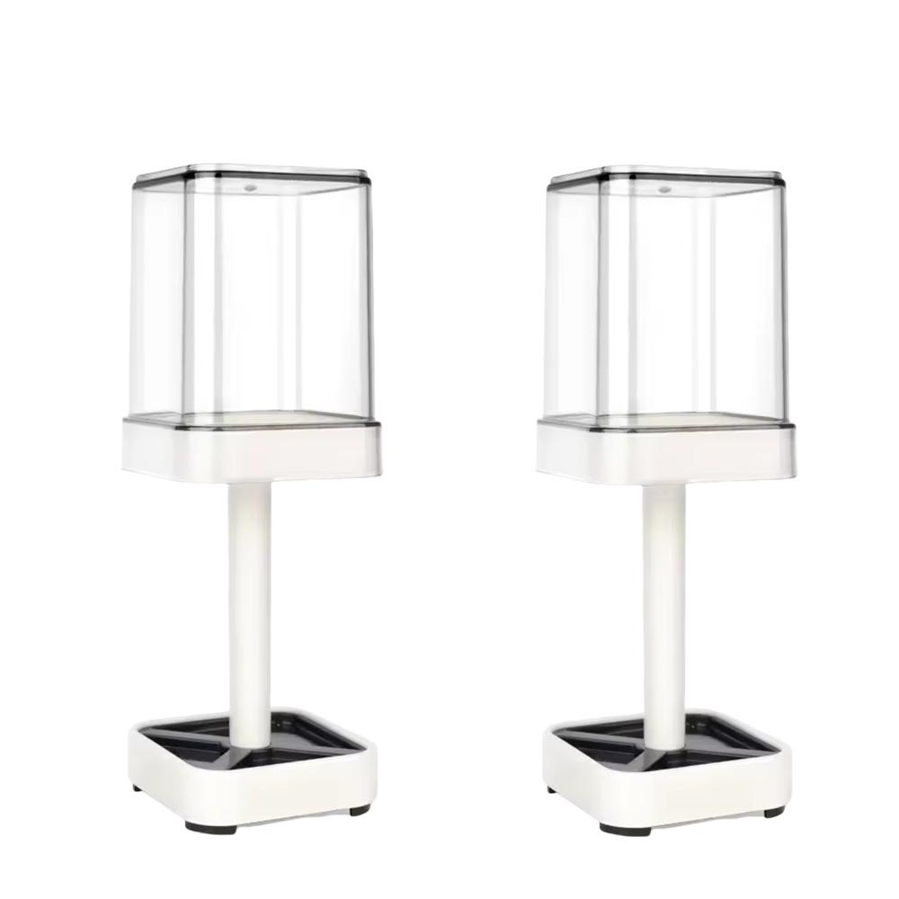 Mouthwash Cup, Toothpaste, Electric Toothbrush Storage Rack, Dust-proof, Draining, Adjustable Height, Inverted Mouth Cup
