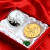 1 st 40 mm Metallsamling 2026 Kinesiska nyåret Guld Souvenir Mynt Lyckodjur Häst Samlar Mynt Silver Utmaningsmynt