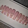 Thick and Hard Artificial Fingernails Square and Long Manicure False Nails with Glue Stickers  Press on Nails