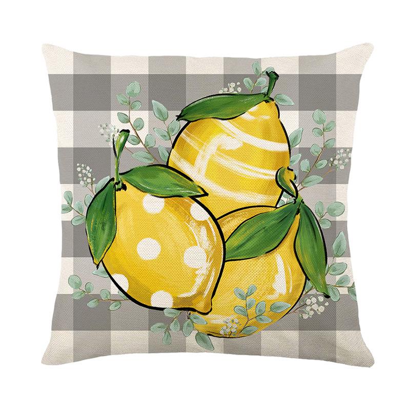 

Новая осенняя наволочка с лимонным принтом для дома, подушка, чехол, подарок, нап, диван, автомобиль, подарок, подушка, подушка для сиденья 45 * 45Cm