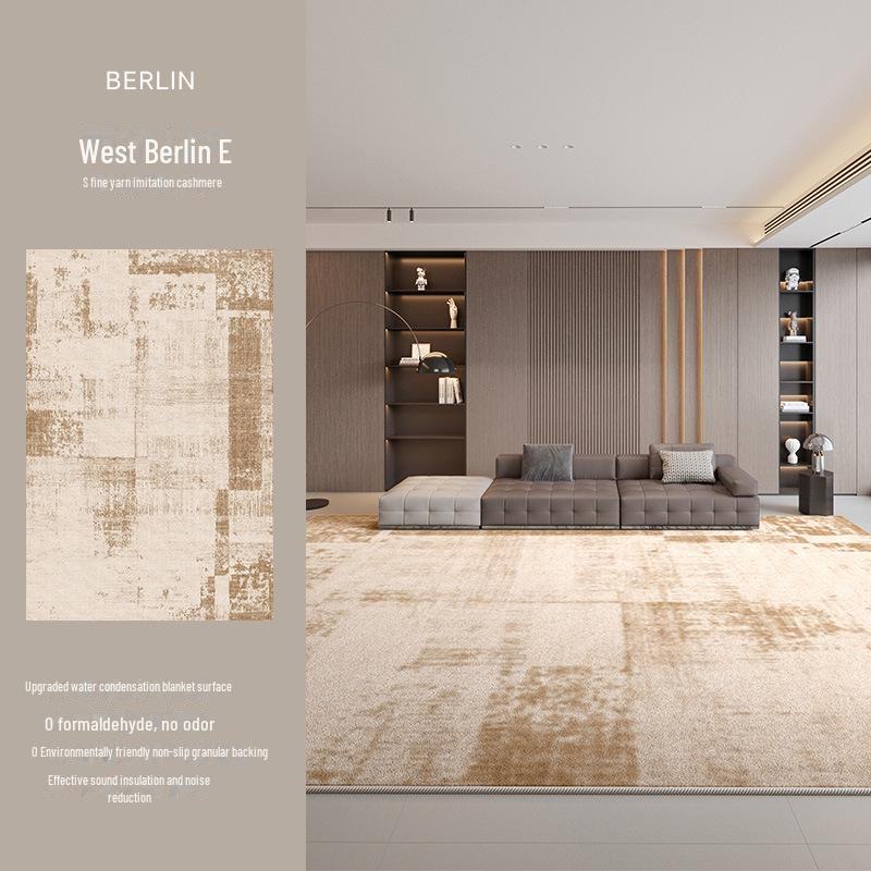 2025 Italian Minimalist Luxury Carpet: Dirt-Resistant & Easy-Care for Living Room, Autumn/Winter
