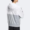 adidas U Util Wb 2 Sport Casual Woven Colorblock Stripe Jacket Men's White