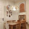 Japanese Style Rattan Penant Lamp Weaving Petal Willow LED Chandelier Bedroom Tea Dining Room Island Indoor Lighting Decor