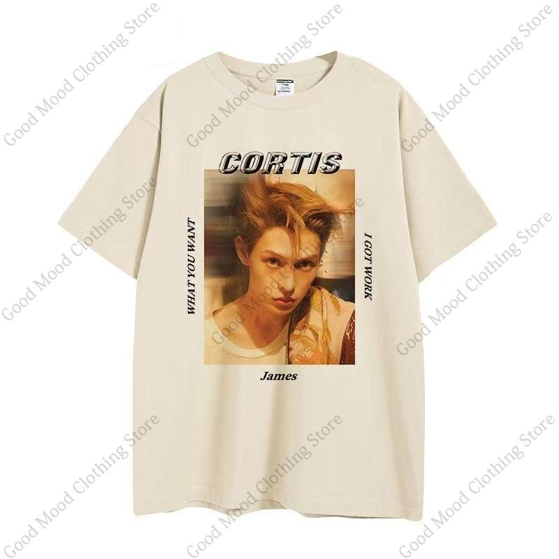 CORTIS T-Shirt Seonghyeon JAMES MARTIN Print T-Shirt Kpop Mode Fans Kleidung Bequem Weiche Baumwolle Kurzarm T-Shirts