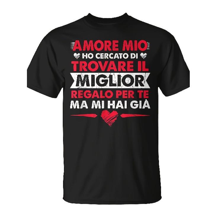 Couple T-Shirts for San Valentine'S Day – with Romantic Love Phrases In Italian, Paired Model with The Theme "I Love You", Hundreds of Models