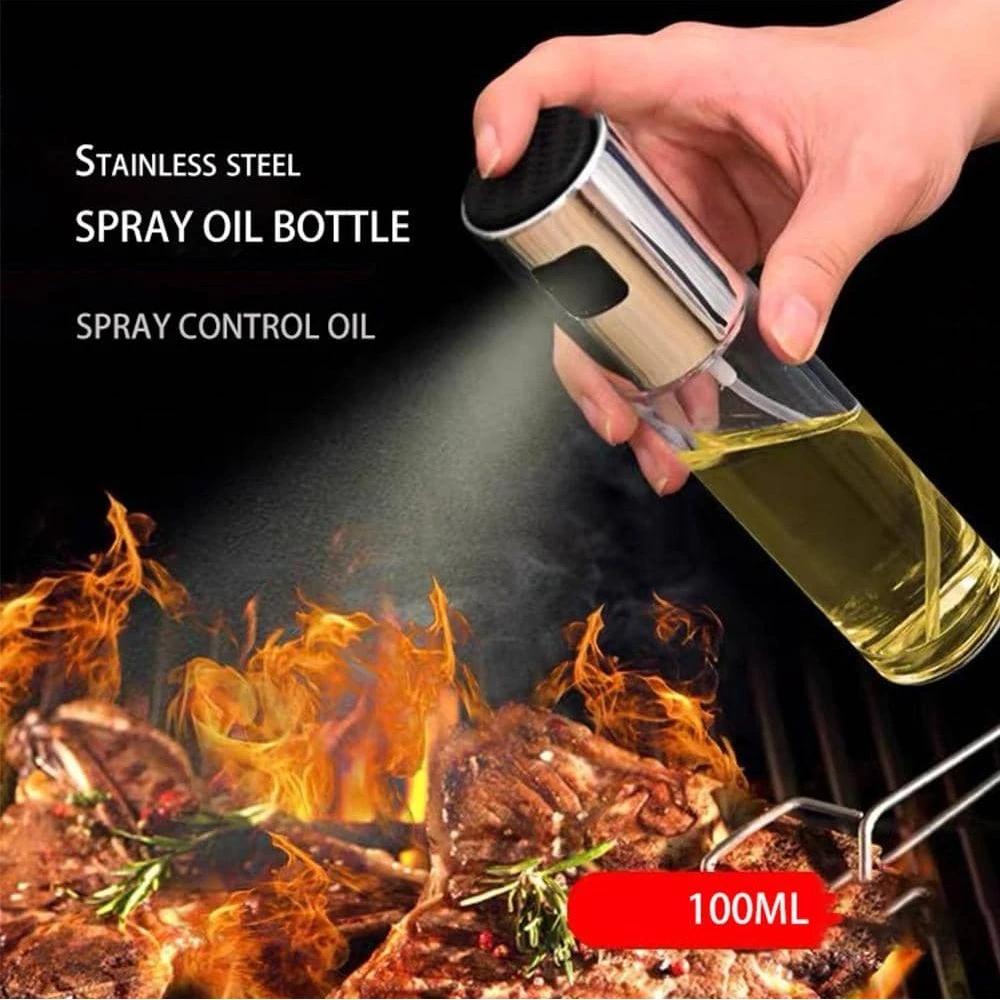 Glass Oil Spray Bottle Oil Spray Bottle for Cooking Kitchen Olive Oil Sprayer for Camping BBQ Baking Vinegar Soy Sauce Bottle
