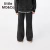 little MO&Co. Girls' Distressed Flared Cotton Pants
