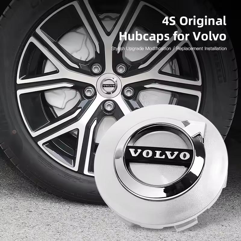 4 szt. ABS 64mm Środkowa Nakładka Piasty Koła Samochodowego Osłona Przeciwpyłowa Felgi z Emblematem Dla Volvo S60 S60L S80 S80L S90 V40 V60 V90 XC60