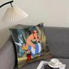 Funda de Cojín de Dibujos Animados de Astérix y Obélix Funda de Almohada Tela Ultra Suave Amigable con la Piel Comodidad como una Nube Cremallera Oculta