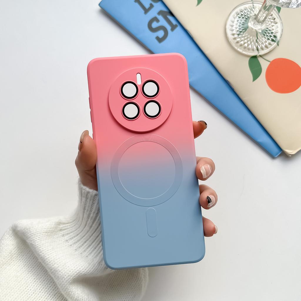 Applicable to Huawei mate11pro magnetic mobile phone case gradual change liquid 11/11 with its own lens film all-inclusive protective case