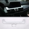 For BMW F46 LCI 2 Series Gran Tourer 2016 2017 2018   Car Interior ABS Silver Sticker Gear Shift Panel Cover Trim
