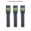 1-12Pcs 0.3 0.5 0.7 0.9 1.3 2.0mm HB Replacement Refill Leads Refill for Mechanical Pencil Drawing Automatic Pencils Stationery