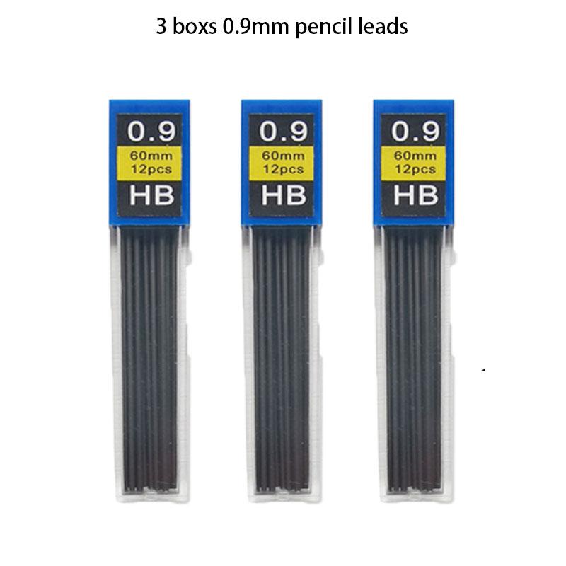 1-12Pcs 0.3 0.5 0.7 0.9 1.3 2.0mm HB Replacement Refill Leads Refill for Mechanical Pencil Drawing Automatic Pencils Stationery