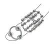 Xugu Yuyu Stainless Steel Bead Penis Ring Set for Men's Enhancement and Women's Orgasm Enhancement.