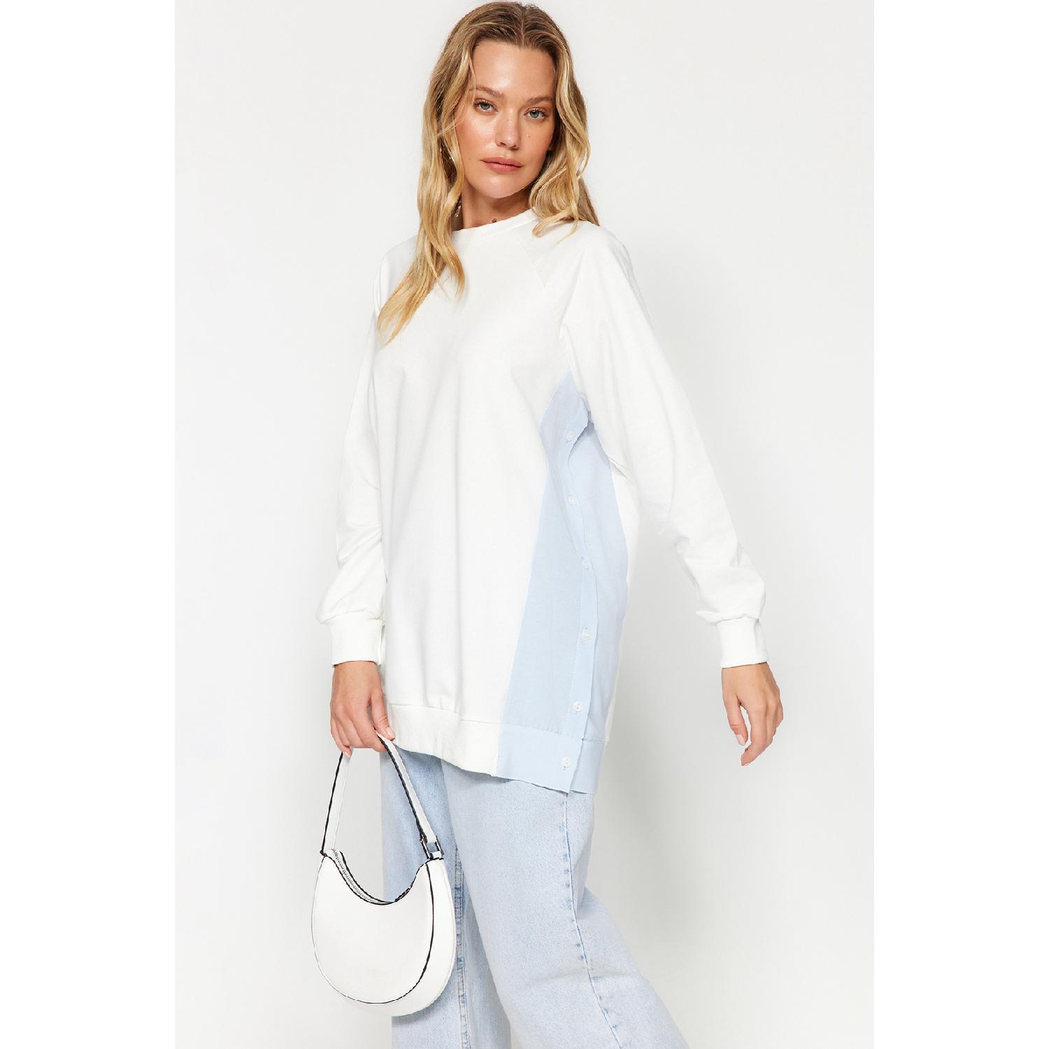 

Тканая туника цвета экрю Tctss23uk00092 S