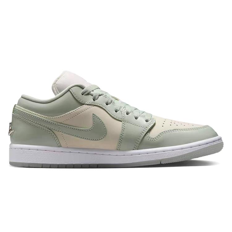 Jordan Air Jordan 1 Fashion Low top Vintage Basketball Shoes Women's Green HF4078-100(Team366-)