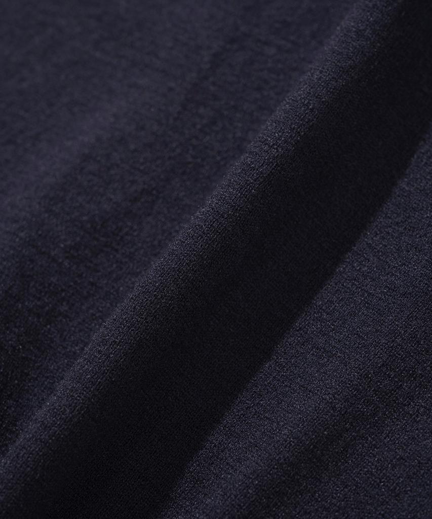KNITTED (W) Basic Essential Washable Collar Knit Navy