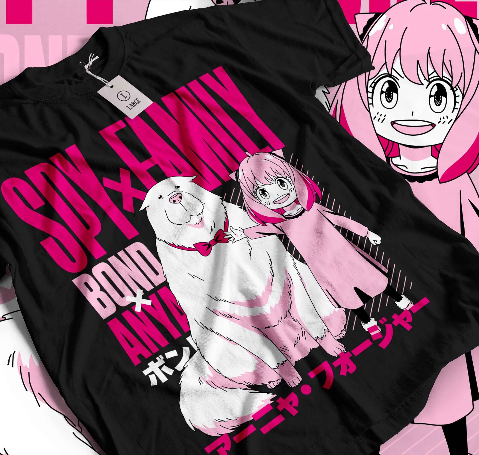 Spy x Family T-Shirt Mens Womens Tees Top Anime,Loid,Yor,Anya,Bond,Forger,Funny Shirt Tshirt Gift 163 S