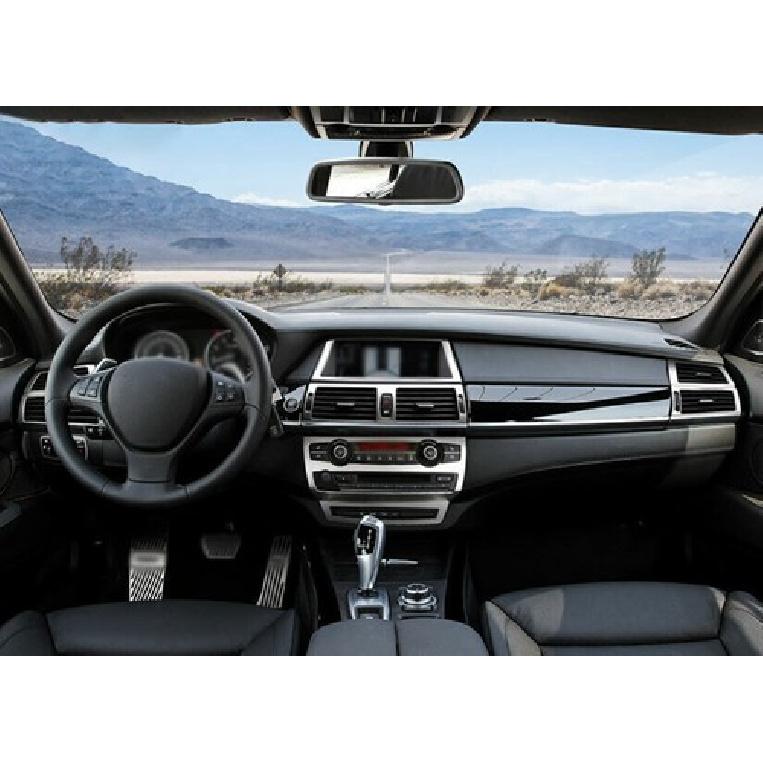 Silver Aluminum 2008-13 For BMW X5 X6 E70 E71 Air Conditioner Knob Cover Console