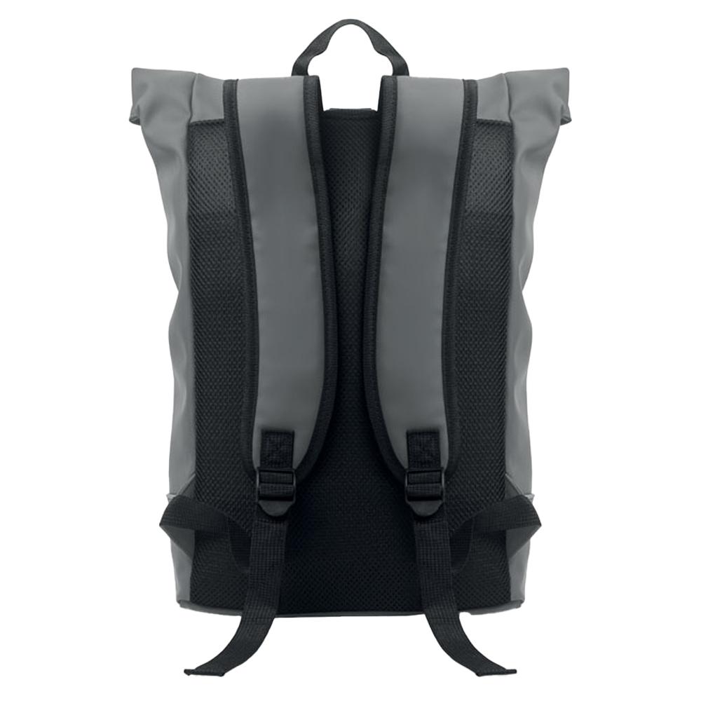 MidOcean Laptosa Roll Top PU Laptop Backpack
