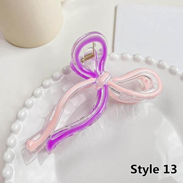 

Краб Затискачі для волосся Акула Желе Прозорі кігті Затискачі Ножиці Форма Затискач Шпилька Аксесуари для волосся для дівчаток