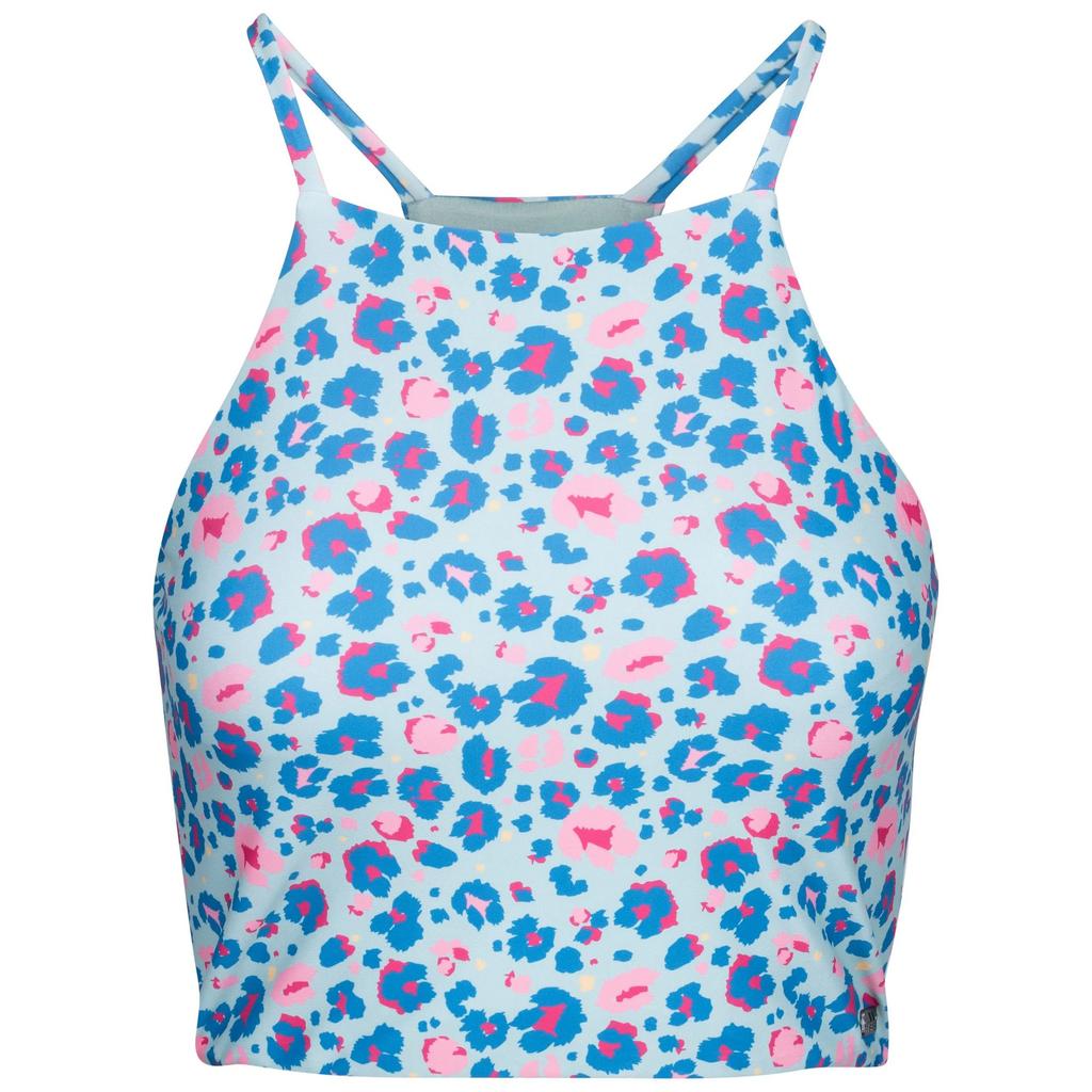 Trespass Womens/Ladies Harlow Leopard Print Swim Top