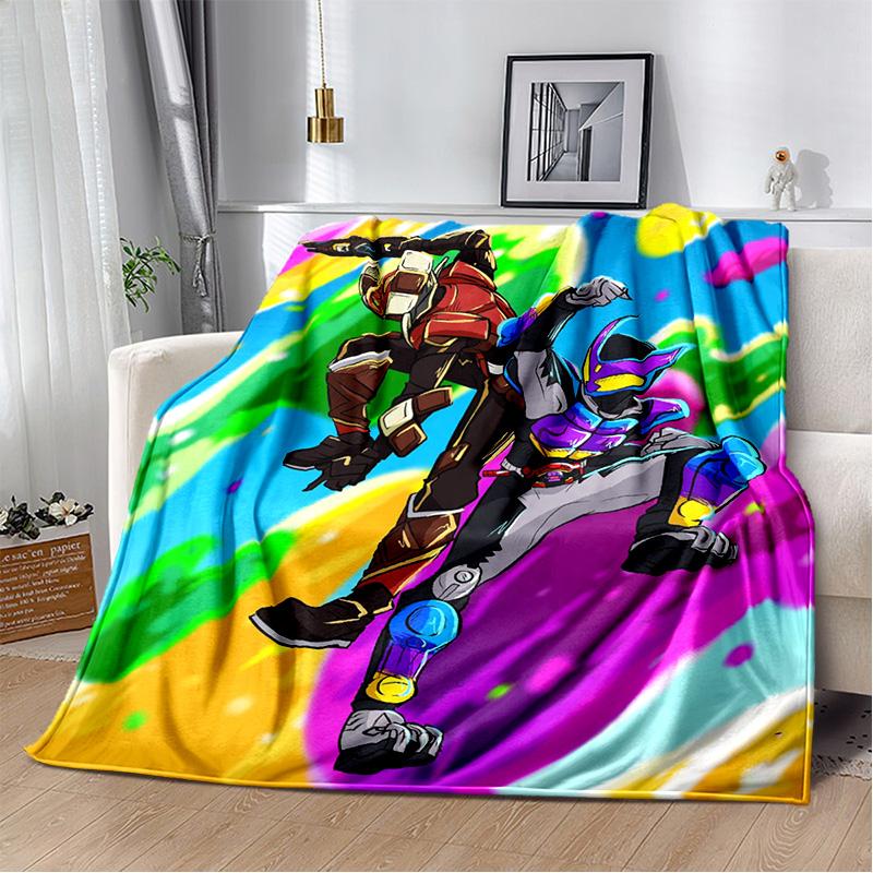 Sugar Man K-Kamen Rider GAVV Blanket Elastic Soft Candy Knight Full Storage Soft Warm Bedding Children's Gift throw blanket