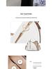 2025 Women's Trendy Korean Style Color Block Handbag, Large Capacity Single Shoulder Crossbody Bag