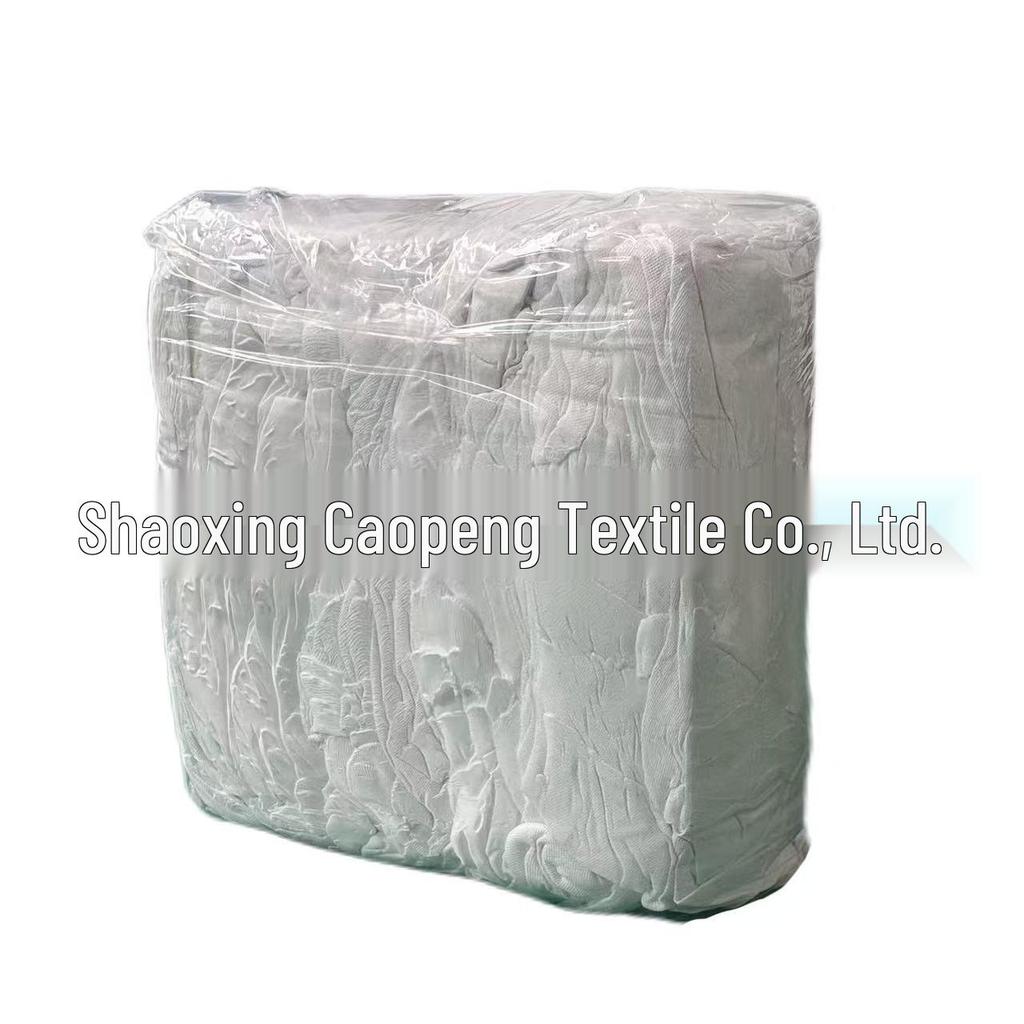All-Cotton Industrial Wiping Cloth: Super Absorbent, No Lint, Ideal for Oil and Water Cleanup