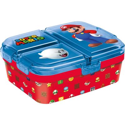 Brotdose mit Fächern - SUPER MARIO Frühstücksbehälter