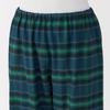 MUJI Seamless Flannel Long Sleeve Dark Green Size Size Small Women's Pajamas, Check, FD1LYA5A, Women's