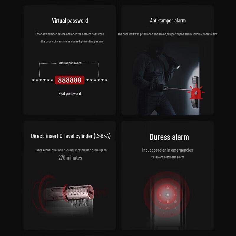 KAADAS Q6W Fully Automatic Smart Door Lock