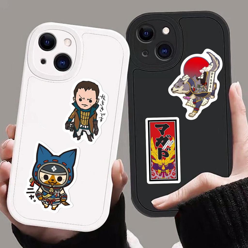 Monster Hunter Game Stickers: 60 Creative Decals for Laptop, Phone & DIY Decor