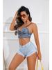 High Waist Summer Casual Cake Style Women's Denim Shorts