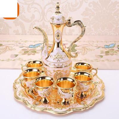European Home Wedding Luxury Wine Set  Metal Hip Flask Set Ornaments Christmas Gift