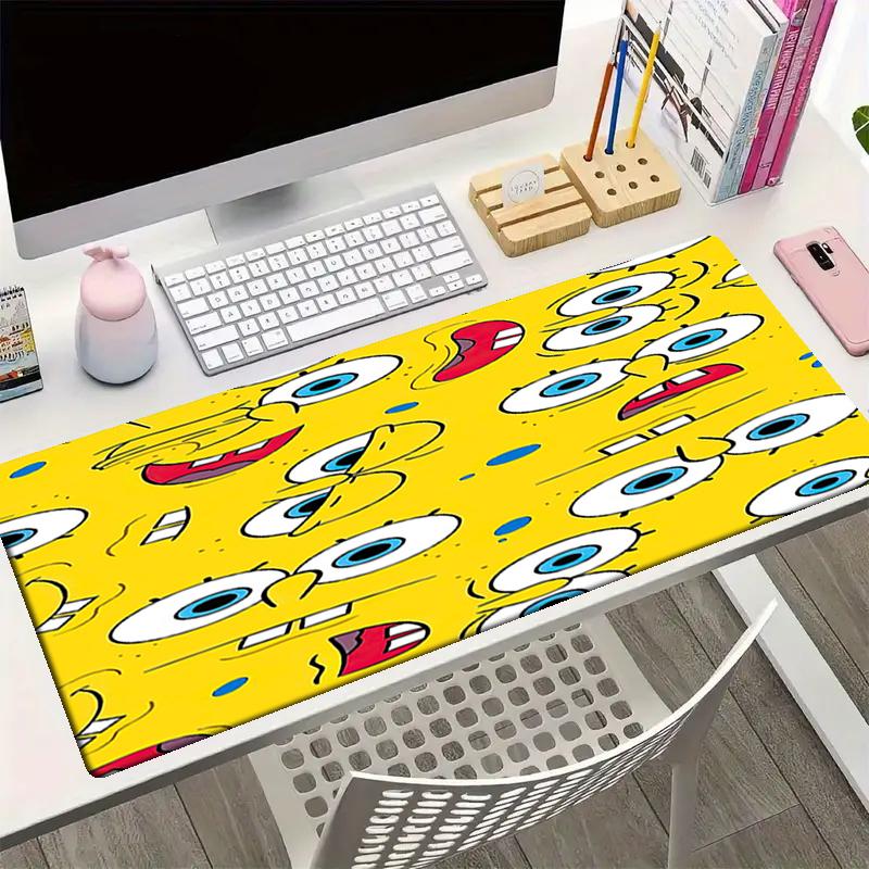 SpongeBob SquarePants Theme Mouse Pad, Non Slip Rubber Base, Multifunctional Office & Home Decor, Perfect for Workspace Personalization.
