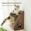 Triangle Cat Scratching Board & Bed