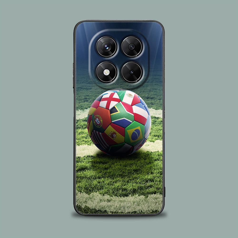 Football Field Soccer Ball Phone Case for Xiaomi Redmi 14C 12C 10C 13C 4G Redmi Note 14 13 12 11 10 Pro Plus 5G 12S 11S 9S Cover