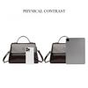 Spring New Fashion Simple Ladies Handbags PU Leather Light Luxury High-end Sense Solid Color Women's Tote Bag Versatile Commuter Buckle Crossbody Bags
