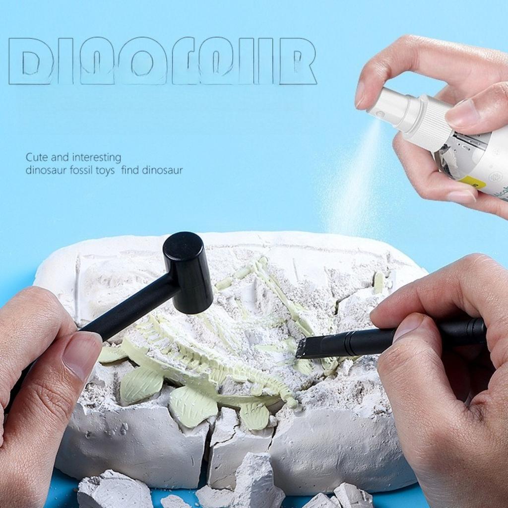 Dinosaur Dig Kit for Kids, Fossil Excavation Adventure with 12 Unique Dinosaurs To Discover, STEM Educational Science Toy for Boys & Girls