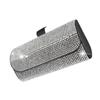 Rhinestone Sun Visor Glasses Case Bling Sunglasses Storage Box Car Eyeglasses Holder  Driving